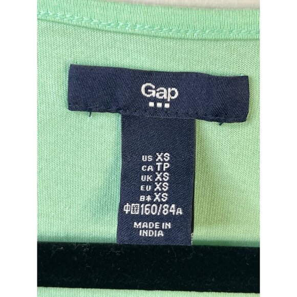 Mint Green Gap Lace Tank Top XS Cotton Modal - Picture 3 of 5